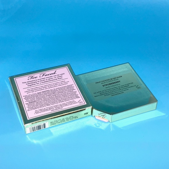 🎀 $43 - Strobeberry Too Faced Tutti Frutti Fruit Cocktail Blush Duo New in Box - Picture 7 of 12